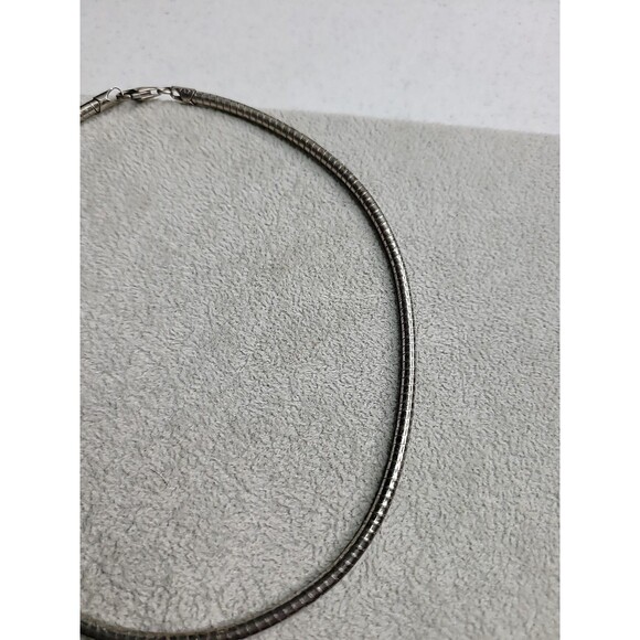 Vintage 925 Italy Sterling Silver Snake Chain Necklace Size 16 Inches Tested - Picture 6 of 16